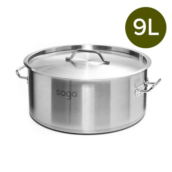 SOGA Stainless Steel 9L Stockpot - Picture 13 of 13
